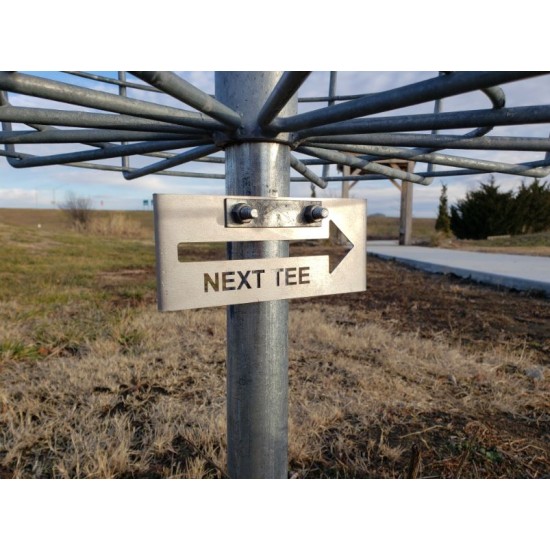 Next Tee Sign - With U-Bolt