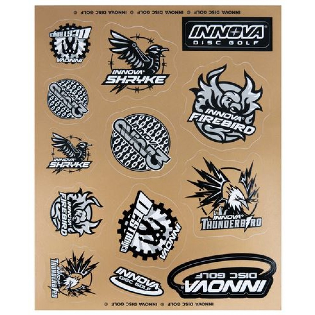Icon Sticker Sheet, Innova Disc Golf Accessories | Disc Golf Wholesale