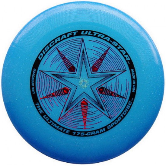Discraft UltraStar - Ultimate Frisbee - Blue Sparkle Discraft UltraStar - Ultimate Frisbee - Blue Sparkle